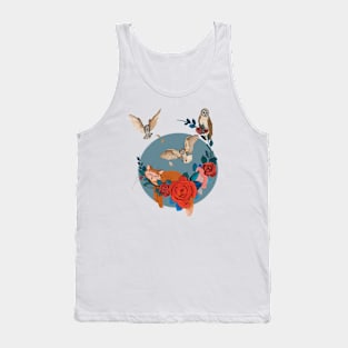 Cat on the Moon Tank Top